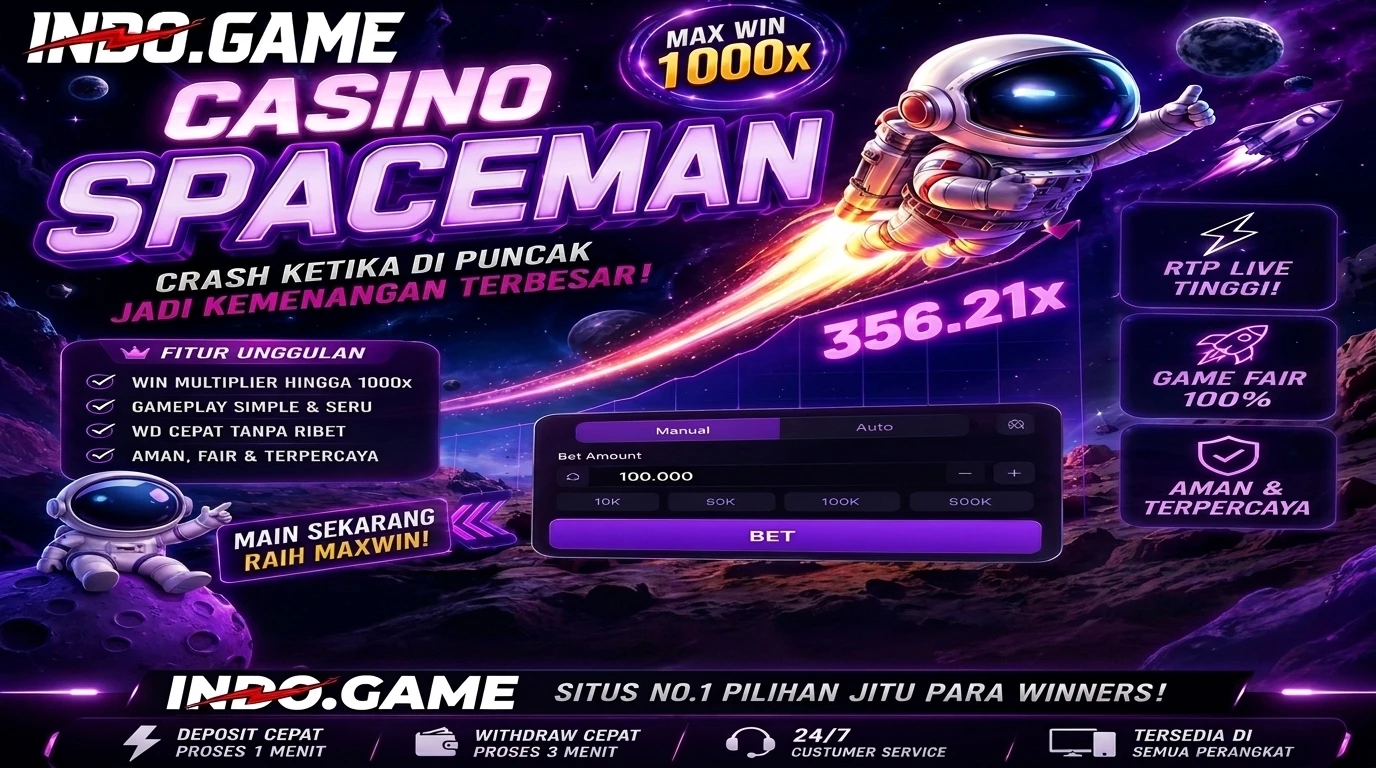 Know the Pattern of Spaceman Game by Provider Pragmatic Play X1000